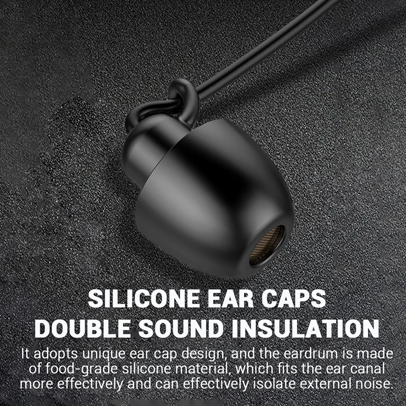 5pcs lot Sleep Earphone USB Type C 3 5mm Universal Stereo Bass Headphone with Mic Gaming Headset For Xiaomi iphone 4 5 6