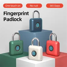 

Lock Fingerprint Smart Padlock Quick Unlock Keyless USB Rechargeable Door USB Keyless Fingerprint lock For Luggage Case