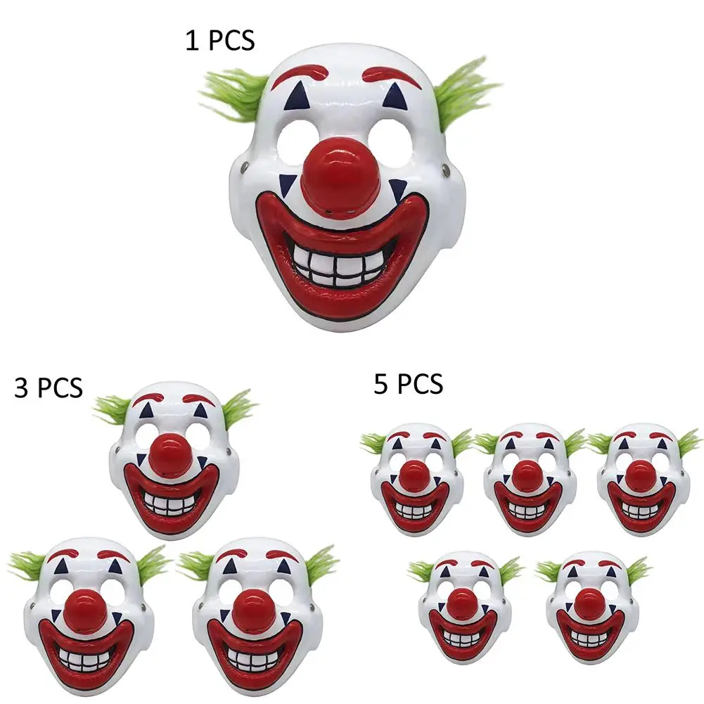 

2020 Halloween Clown Latex Masks Joker Mask Arthur Fleck Cosplay DC Movie Clown Halloween Cosplay Costume Decoration Props
