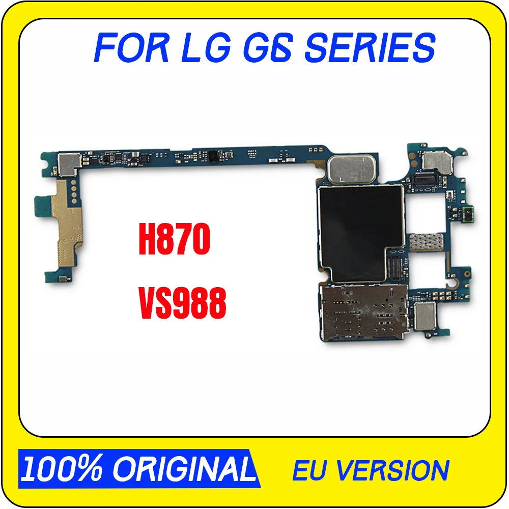 Основная материнская плата (разблокированная) для LG G6 H870 VS988 с полными ЧИПАМИ до
