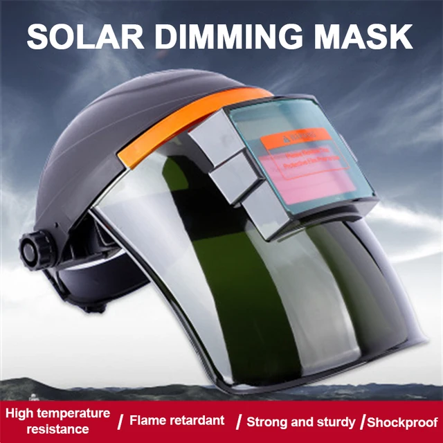 $17.27 Solar Welding Mask Automatic Dimming Adjustable Range DIN4/9-13 solder Helmet MIG MMA Electric Welding mask for welding machine