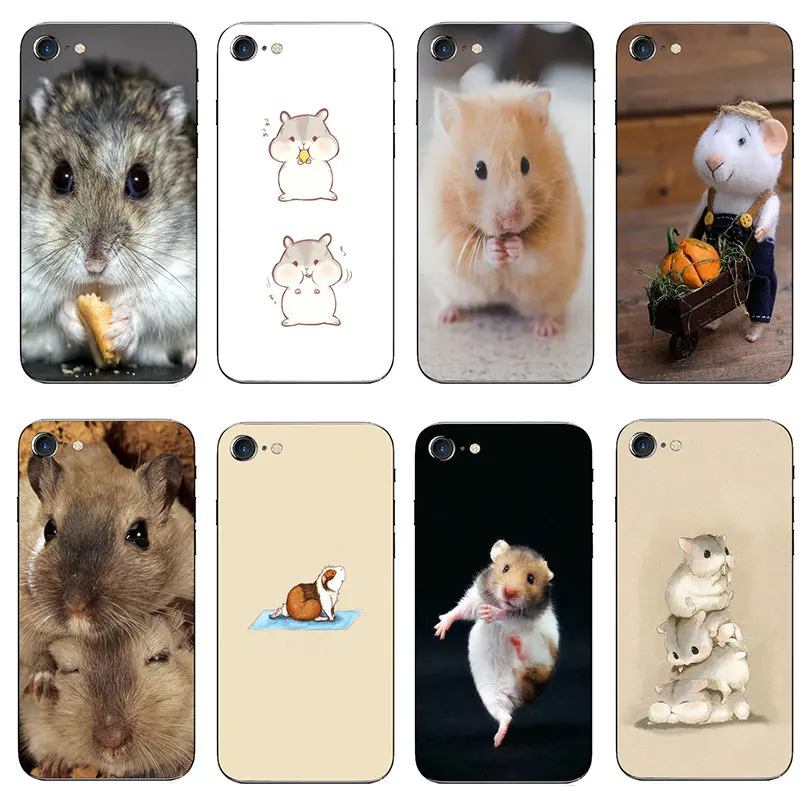 Soft TPU Phone Cases Cover for iPhone X XR XS 11 Pro Max 10 7 8 Plus 4 4S 5 5S SE 5C Adorable Funny Guinea Pig | Мобильные телефоны