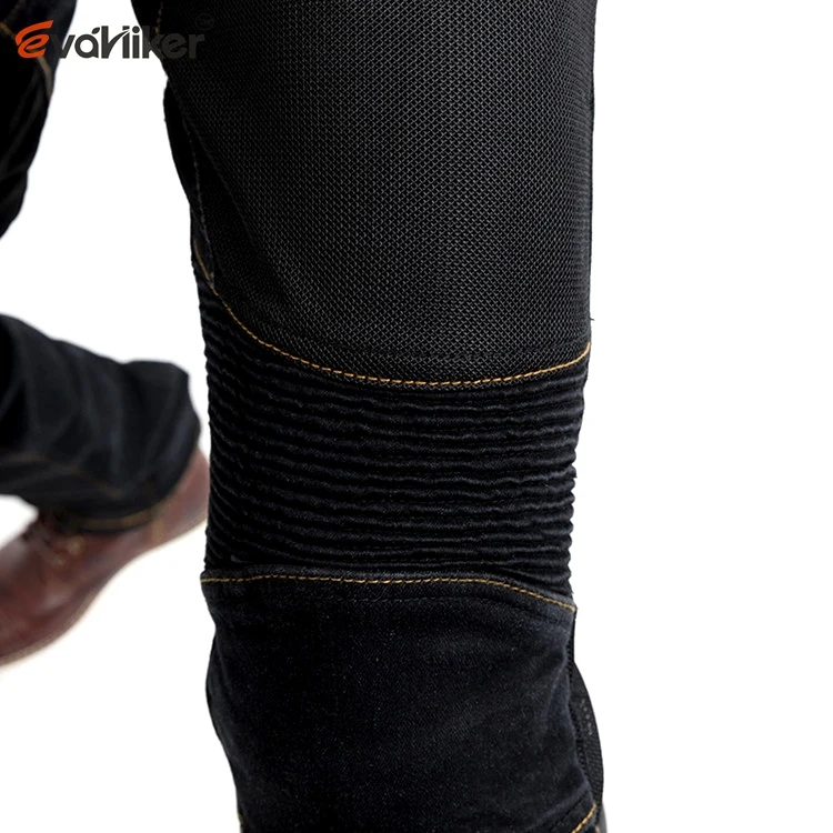 NEW 719 Breathable net Jeans Men's Motorcycle Protection Pants Summer ventilation moto riding pants with Prote