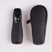 PPT Presenter 2.4GHz USB R400 Wireless Remote Control Red Laser Pen Pointer For Powerpoint Z2 , With Portable bag
