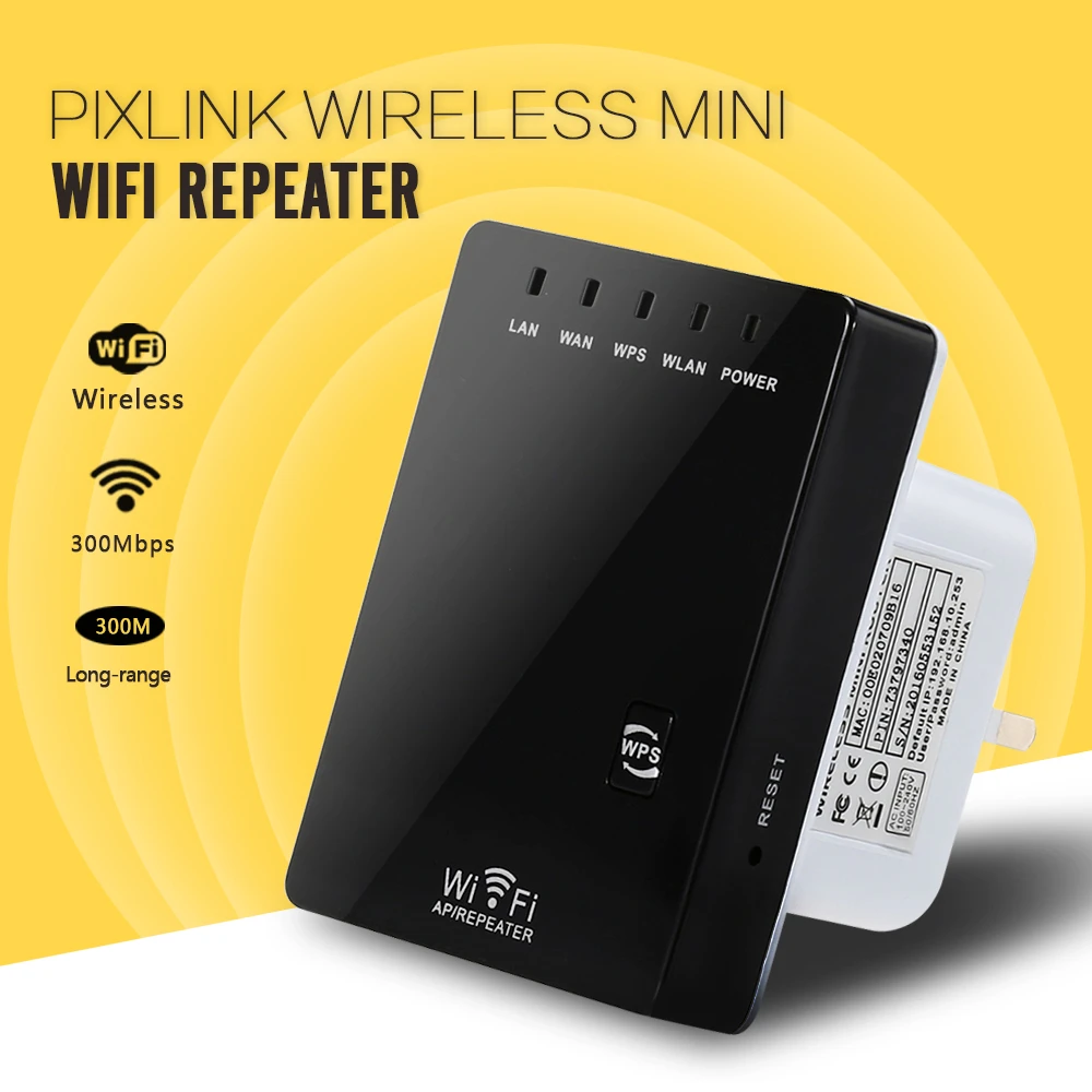 Wirless Wifi Router Repeater 300Mbps Range Extender Mini Wireless-N  Bridge Access Point Wide Roteador Extendor EU/US/UK Plug