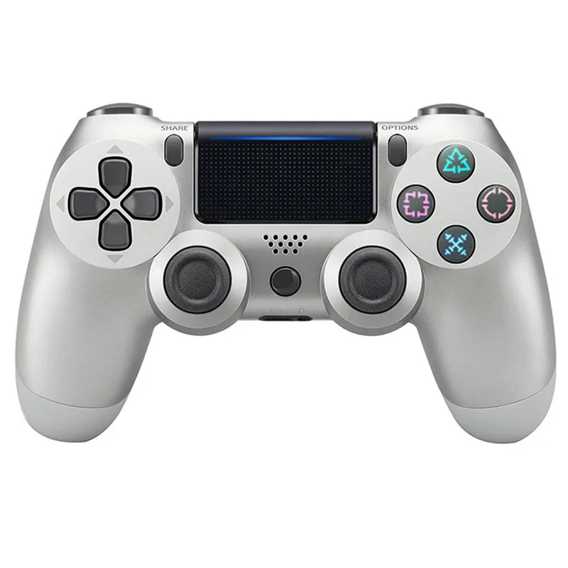 Bluetooth беспроводной джойстик для PS4 контроллер подходит для Mando PS4 консоль для Playstation Dualshock 4 геймпад PC игровой аксессуар - Цвет: Silver