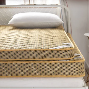 

4D breathable and comfortable mattress double single dormitory 8cm thickness tatami bamboo fiber linen air mattress