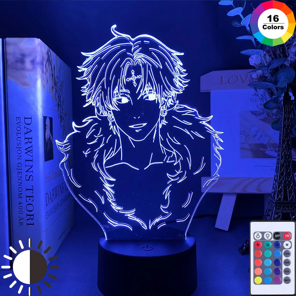 Hunter X Led Night Light Anime Lamp for Bedroom Decor Nightlight Kids Children Birthday Gift | Лампы и освещение