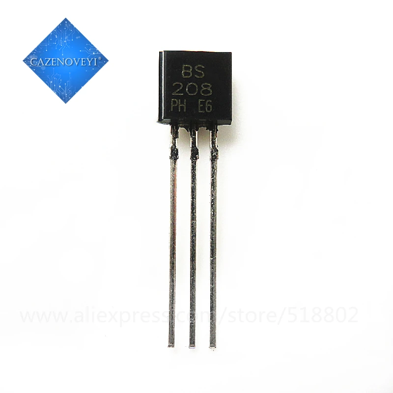 10 шт./лот BS250 = BS208 45V 0.23A 0 7 W TO-92 в наличии | Электронные компоненты и принадлежности