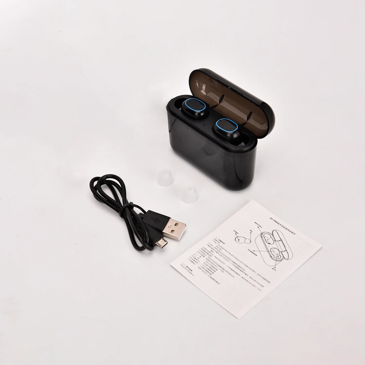 A2 беспроводные Bluetooth наушники TWS беспроводные ушные вкладыши Сенсорная технология наушник шумоподавление 1500 мАч Пробуждение Siri