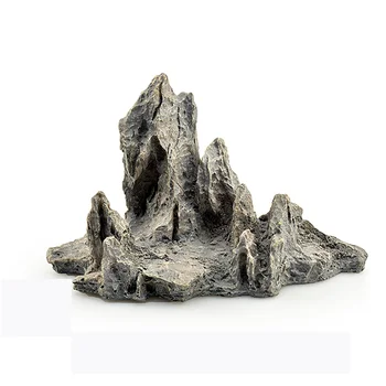 

Mountain View Rockery Hiding Cave Tree Aquarium Fish Tank Ornament Decoration