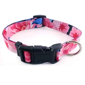 Removable Dog Collar Bohemia Style Adjustable Polyester Pet Necklace Loop for Small Big Dogs 