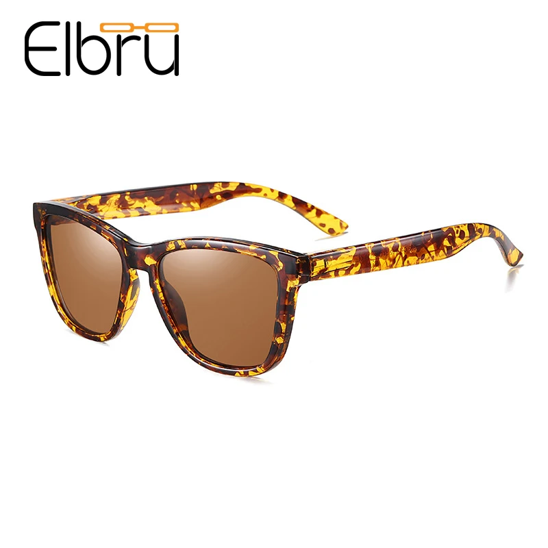 

Elbru Polarized Sunglasses Ultralight Square Large Frame Colorful Sun Glasses Men Women Unisex Shade Mirror