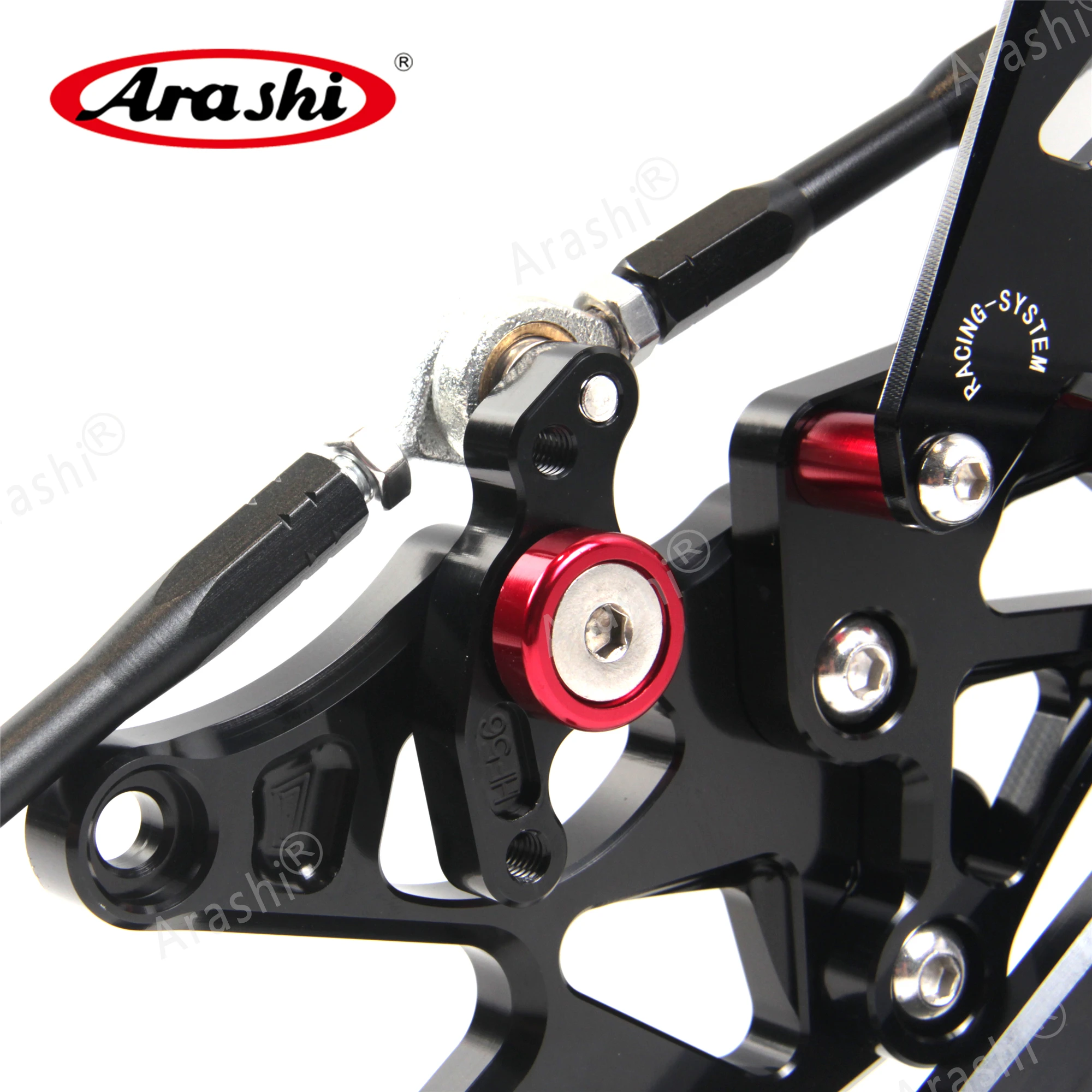 Араши ЧПУ Регулируемые подножки для YAMAHA YZF R1 YZF-R1 2005- подножки Rearset для ног 2012 2013
