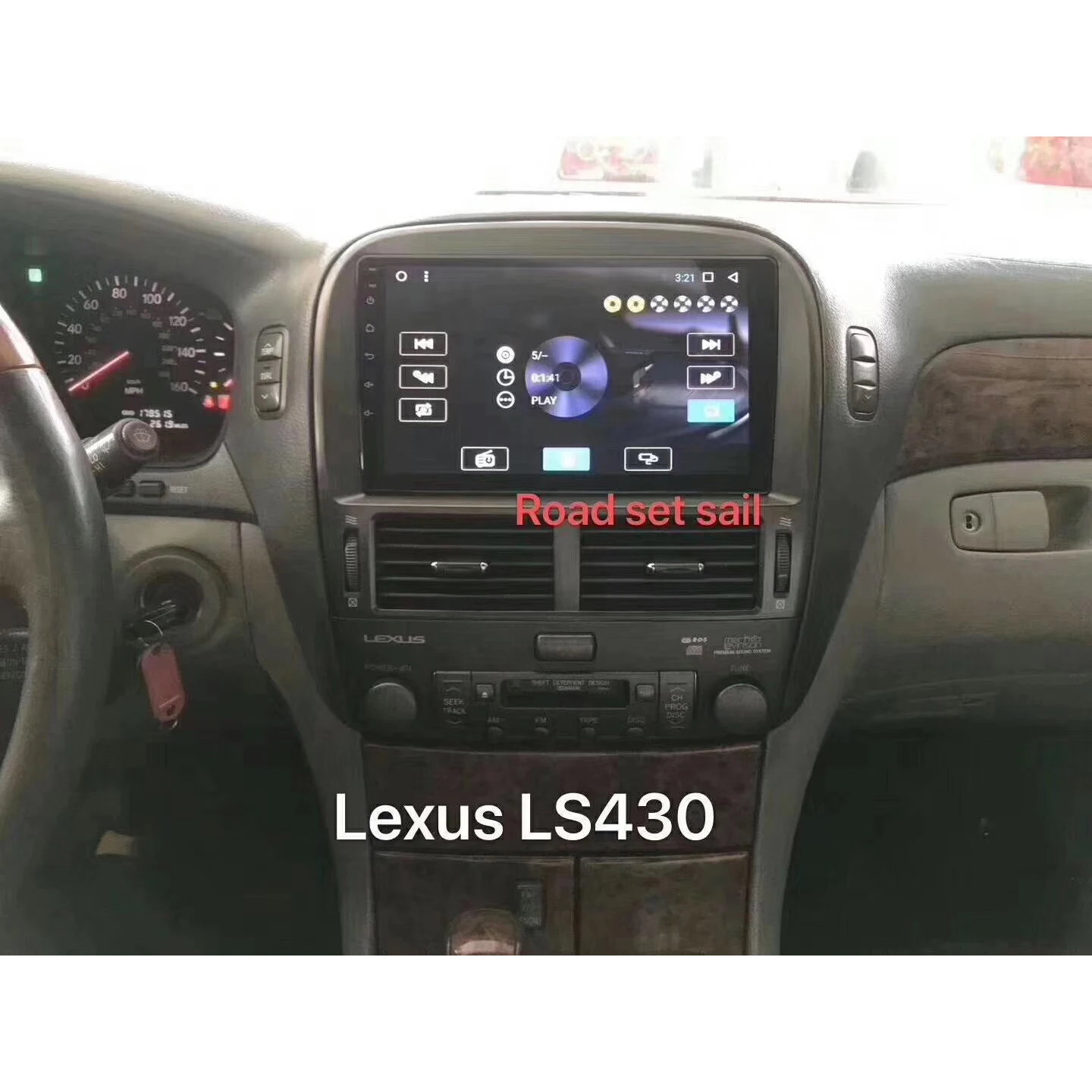 Chogath car Multimedia Player Quad Core Android 8.0 Car Radio GPS Navigation for Lexus LS430 2000 2001 2002 2003 2004 2005 2006