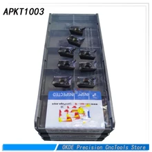 30 шт. APKT1003 PDR твердосплавные фрезы APKT 1003PDR IC908 вставка фрезерование