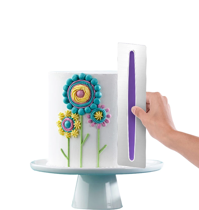 

Cake Spatula Baking Tools Cookie Pastry Scraper Stainless Steel Cake Decorating Tool Butter Cream Icing Frosting Knife