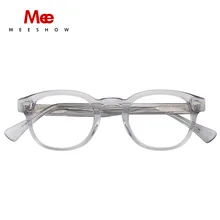 Ацетатные очки для женщин и мужчин, оправа для очков, винтажные круглые ацетатные оптические очки, очки для близорукости по рецепту, 7920