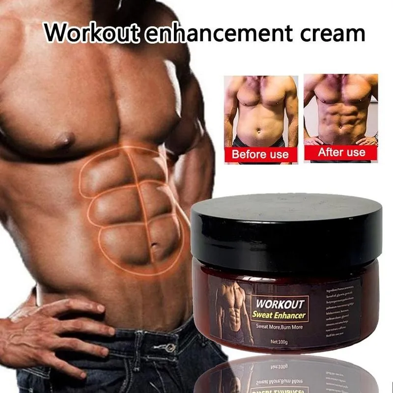 50/100 г свитшот для тренировки усилитель похудения Abdo men Muscle Building Fat Burning