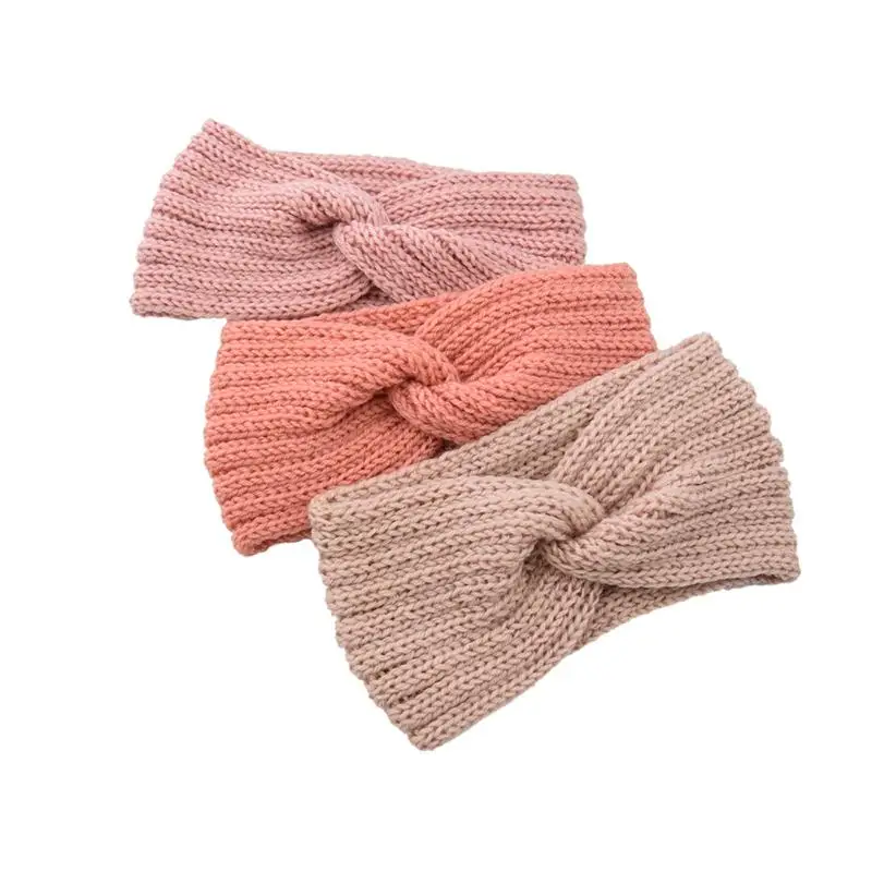 bride headband 2022 Spring Warm Headband Woolen Knitting Headbands Wool Knitted Elastic Headband Head Wrap Girls Bohemian Hairband Accessories mini hair clips