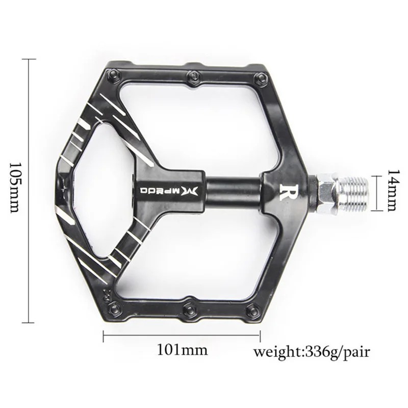 Педали для велосипеда, педали для горного велосипеда, педали из алюминиевого сплава, Легкие педали для велосипеда из алюминиевого сплава