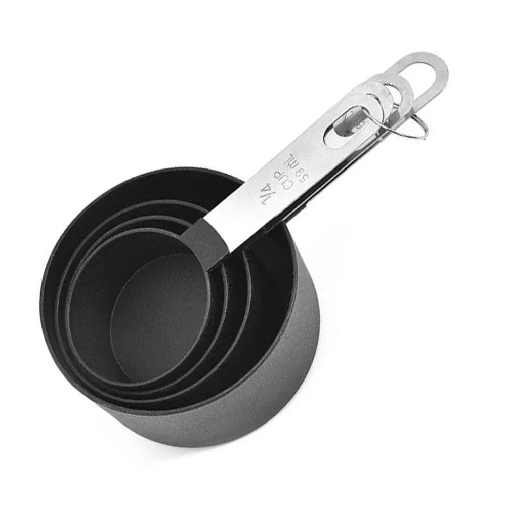 Практичный мерный стакан цветной гаджет для муки набор пластиковых ложек мерные