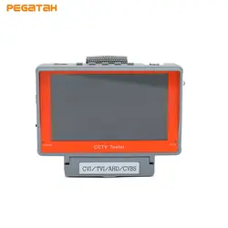 Новый 5 дюймов HD AHD TVI CVI CVBS в одной камере тестер 5MP AHD TVI 4MP CVI CCTV тестер Поддержка аудио cctv тестер