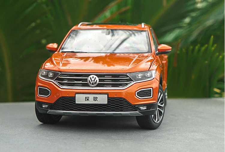 1:18 VW T-ROC внедорожник литая модель автомобиля игрушки Металлическая Модель автомобиля оригинальная коробка