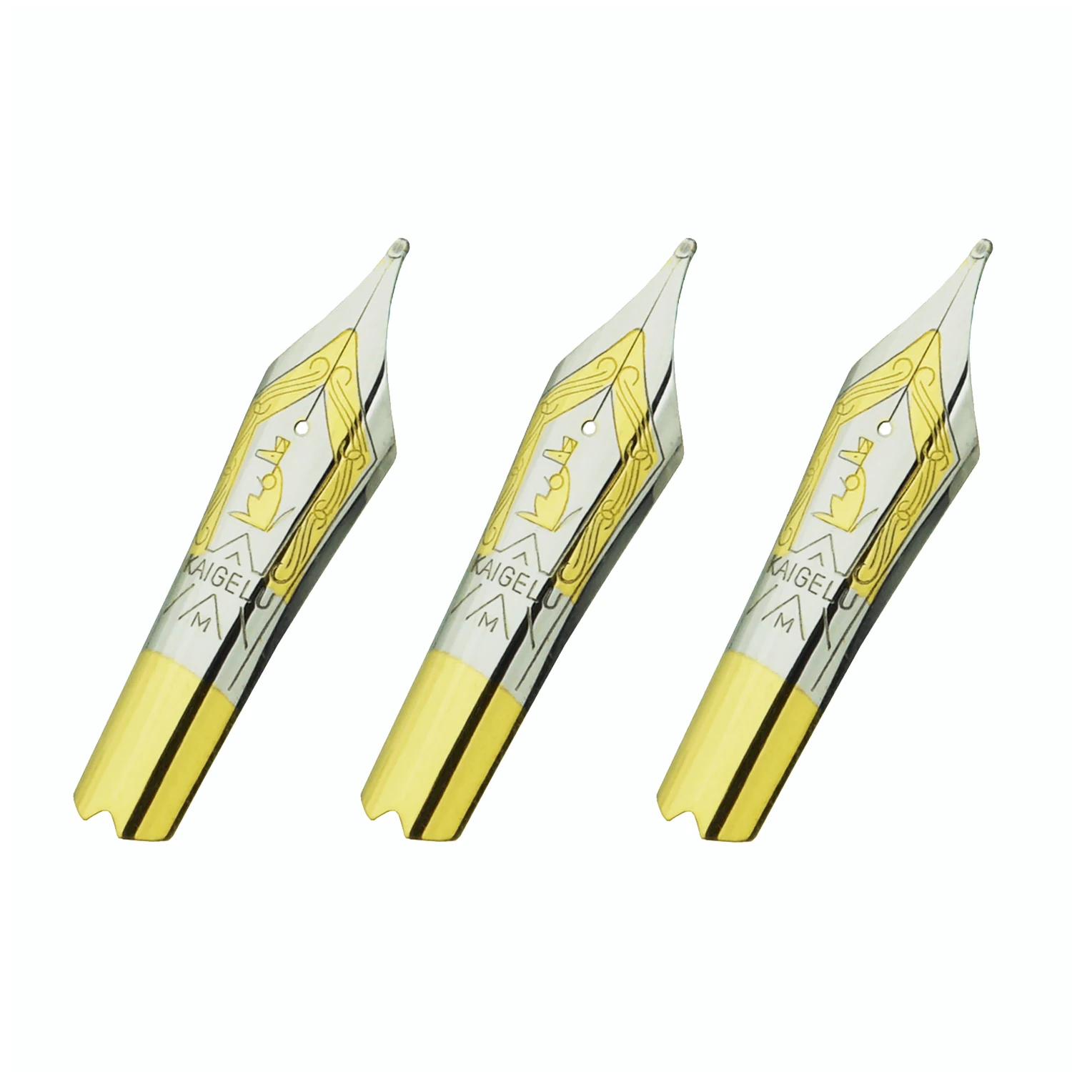 450 3PCS Kaigelu Fountain Pen Nibs #6 Nib EF F M for Jinhao 100 Yongsheng 699 