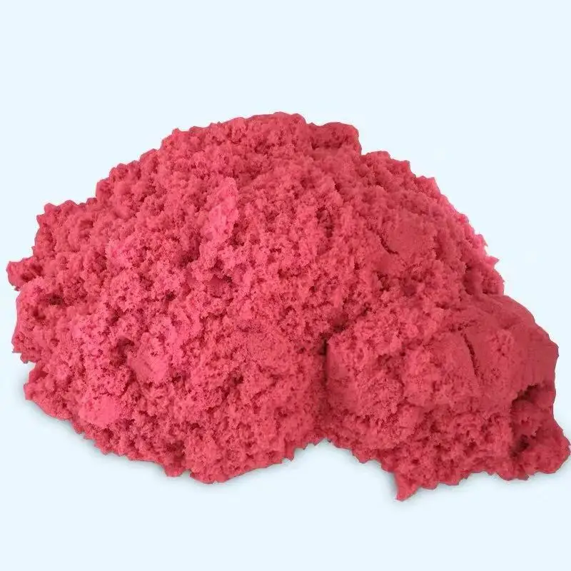 Волшебный песок игрушка динамическая глина развивающие цветные мягкие слизи Космический песок принадлежности игровой песок антистресс детские игрушки для детей - Цвет: Красный