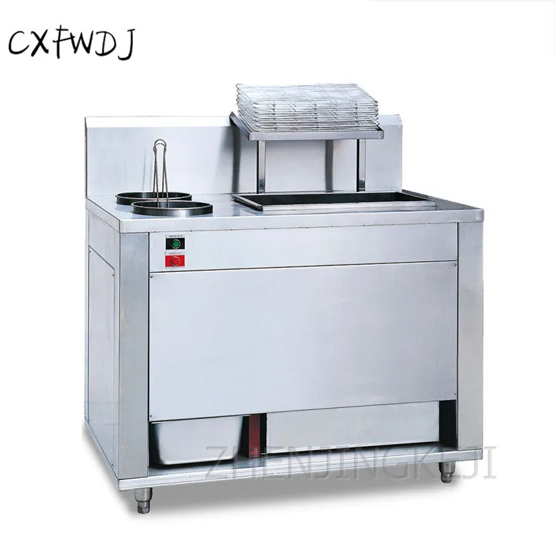 BS-1200 Electric Breading Table flour Table Small Wrap Machine Food Processing Machine Fried Chicken Burger Shop Dedicated