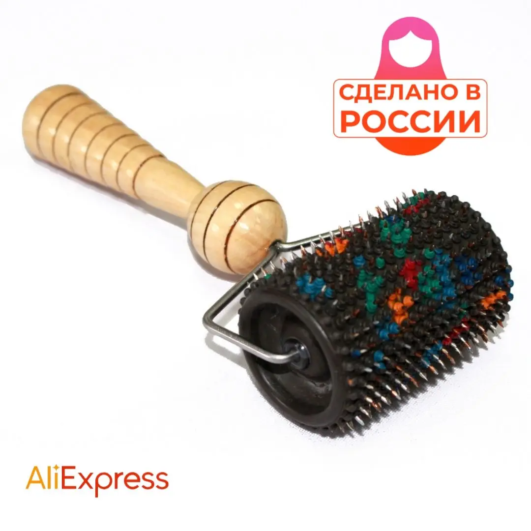 Аппликатор Ляпко цилиндрический &quotВалик универсальный игольчатый &quot 3 5 МПК