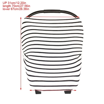 

Multi-Use Stretchy Newborn Infant Nursing Cover Baby Car Seat Canopy Cart Cap QX2D