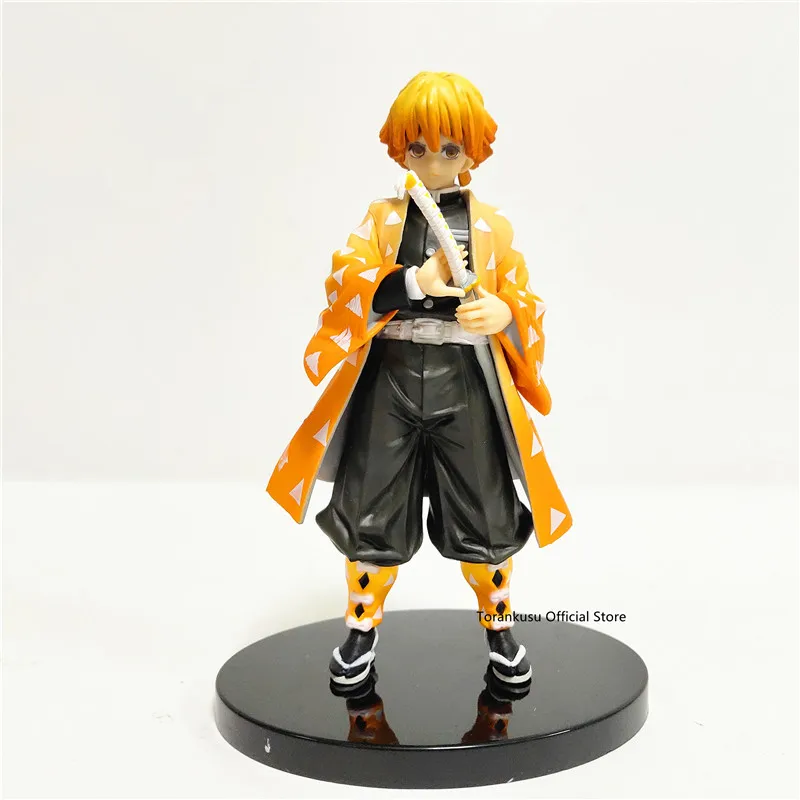 Demon Slayer Kimetsu no Yaiba Agatsuma Zenitsu Thunderclap and Flash Toy Figurine Anime Demon Slayer PVC Action Figure