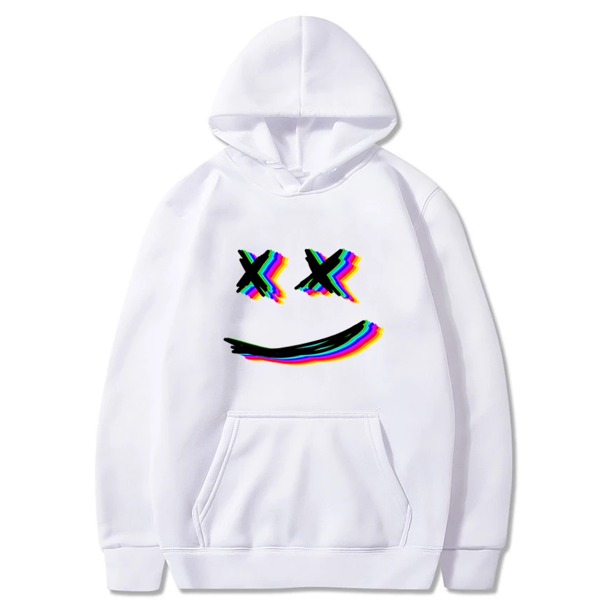 Louis Tomlinson Miss You Smiley Face Graphic Hoodie 1