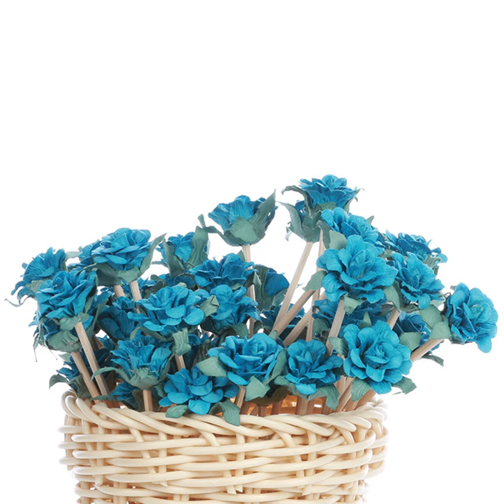 5pcs Daisy Flower Rattan Reeds Fragrance Diffuser Non-fire Replacement Refill Sticks Home Living Room Aromatic Incense