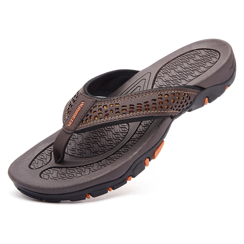 Flip Flops Summer Slippers Summer Sandals Beach Shoes Summer Outdoor Men Slippers PU Leather Flip Flops Beach Chanclas Hombre Playa Tong Homme Infradito Uomo Big Size 48 49 50 51 52
