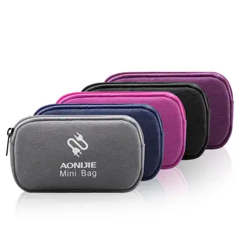 

Data Cable Line Storage Bag Hard Drive Charger U Disk Headset Container Organized Bag Case Outdoor Travel Accessories