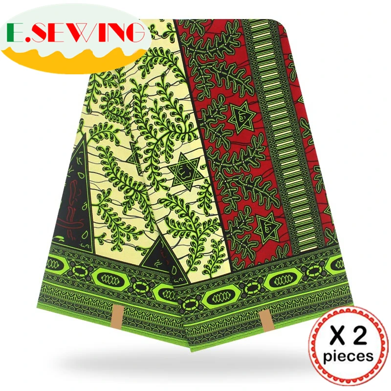 Анкара африканская восковая печатная ткань 12 ярдов Хлопок Воск Гана воск нигерийский стиль для шитья африканские платья одежда 111833