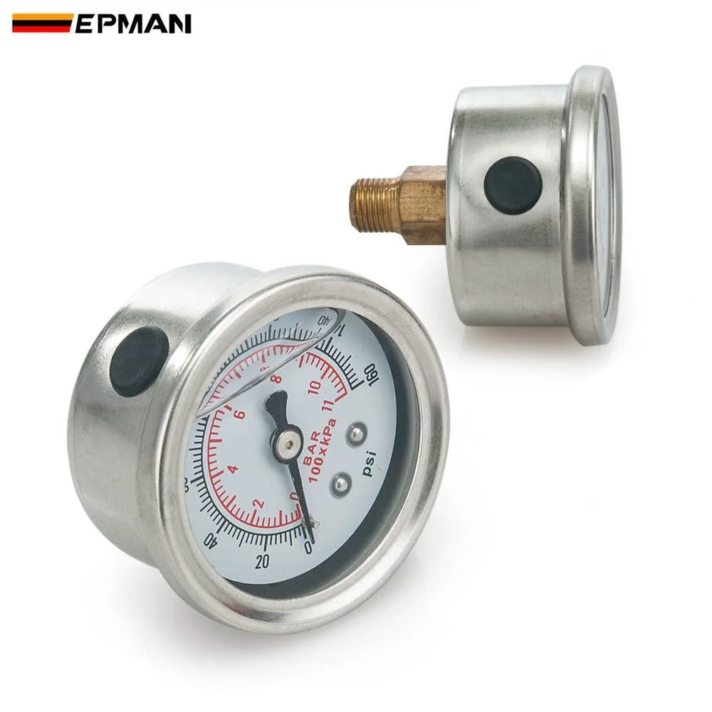 EPMAN jdm Регулируемый регулятор давления топлива FPR (с манометром 160psi/без) AN10 фитинг