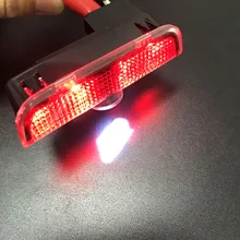 1-2 пара R логотип светодиод машина дверь Добро пожаловать Призрак Тень Лампа эмблема проектор для Volkswagen VW CC Passat Scirocco Golf 5 6 7 Tiguan