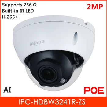 

Dahua 2MP Lite AI IR Vari-focal Dome Network IP Camera Built-in IR LED Support SD Card 256G H.265+ IPC-HDBW3241R-ZS Security Cam