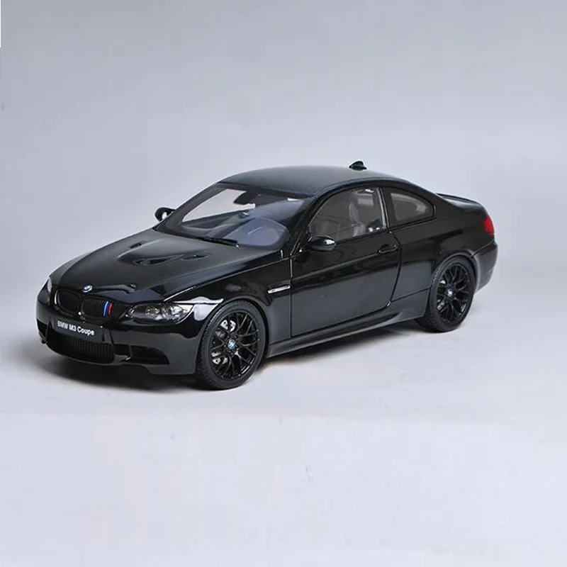 New 1:18 Kyosho For BMW M3 E92 Coupe Diecast Model Car Toys Boys Girls  Gifts Black/White Metal,Plastic,Rubber