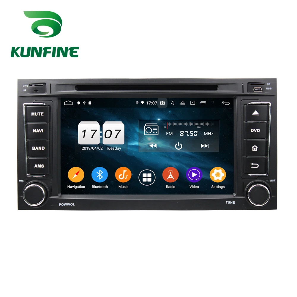 Flash Deal Android 9.0 Octa Core 4GB RAM 64GB Rom Car DVD GPS Multimedia Player Car Stereo for VW TOUAREG 2002-2010 Radio Headunit WIFI 2