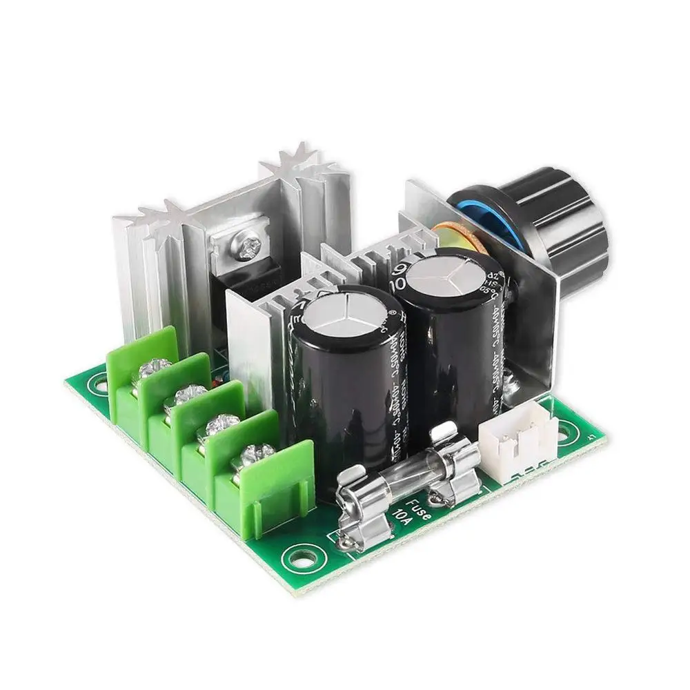 DC Motor Speed Controller Electric Motor Speed Controller Motor Speed Controller Voltage Regulator DC 12-40V 12V-40V 10A PWM Motor Speed Control Switch Controller Volt Regulator Dimmer