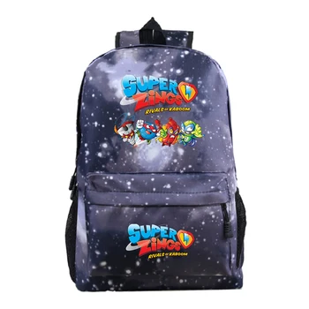 

Game Super Zings Backpack Galaxy School Bags for Teenage Girls Boys Travel Rucksack Children Book Bags Children Kids Gift