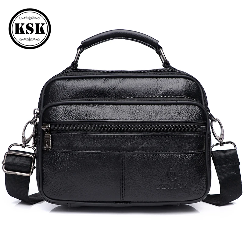 Мужская сумка через плечо из натуральной кожи, сумки-мессенджеры для мужчин, роскошные сумки, кожаные сумки через плечо, высокое качество, модная сумка KSK
