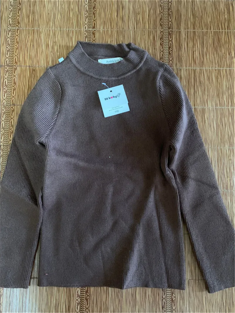 Кардиган для маленьких девочек; вязаные свитера с милым сердечком для малышей; Верхняя одежда; Детские свитера с круглым вырезом для девочек - Цвет: size-4T