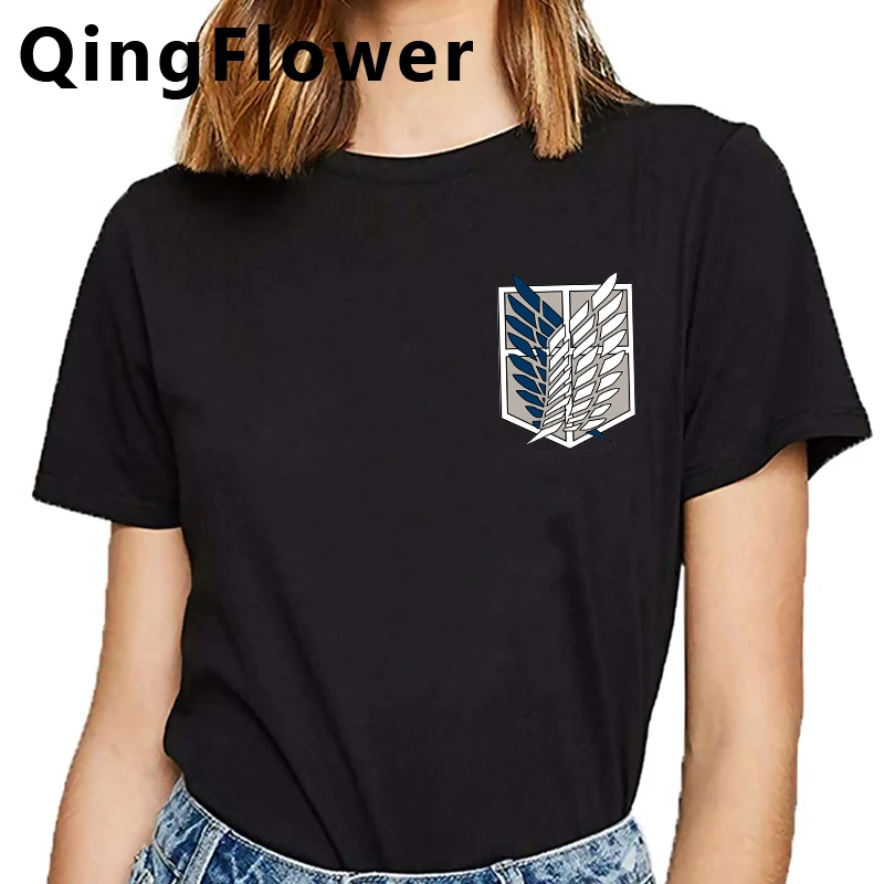 Fashion Japanese Anime Attack on Titan T Shirt Men Funny Cartoon Summer T-shirt Cool Casual Tshirt Graphic Hip Hop Top Tees Male | Мужская