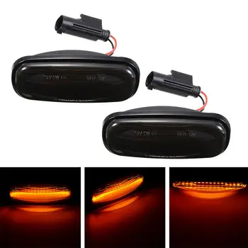 

2pcs Turn Signal Light Set Mirror Marking Repeater LED For Land Rover Discovery